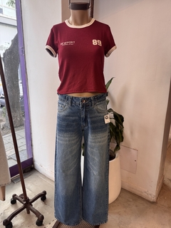 JEAN WIDE LEG WAIST BLUE en internet