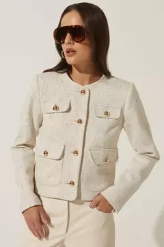 CASACO VICKY OFF WHITE - comprar online
