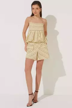 SHORTS SAIA ANITA AMARELO - Zene Boutique