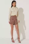 SHORTS SAIA ANITA MARROM - comprar online