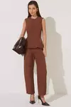 CALÇA ANTONIA MARROM - comprar online