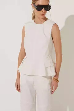 CALÇA ANTONIA OFF WHITE na internet