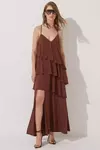 VESTIDO AMORA MARROM - comprar online