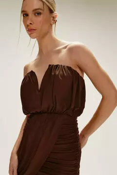 VESTIDO GISELA MARROM na internet
