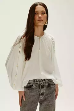 BLUSA NADINE OFF WHITE - Zene Boutique