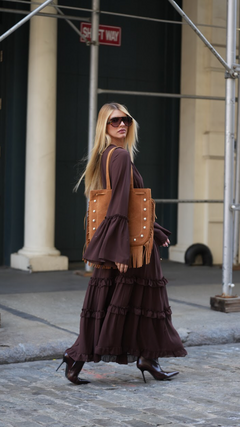 VESTIDO ANA MARROM