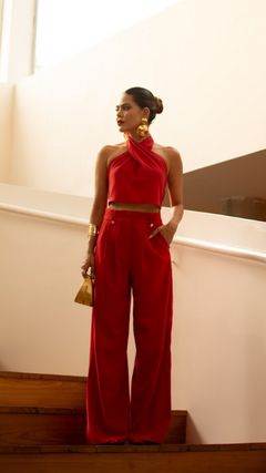 Conjunto Elisa Vermelho - Zene Boutique