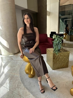 Vestido Milena Café - loja online