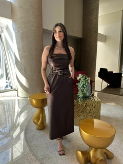 Vestido Milena Café