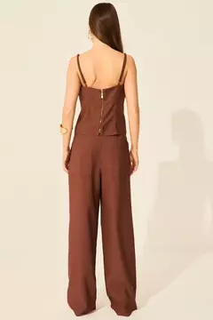 Blusa Malu Marrom - loja online