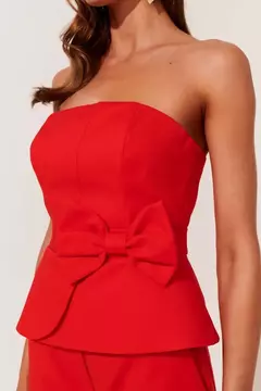 Corselet Ivone Vermelho - comprar online