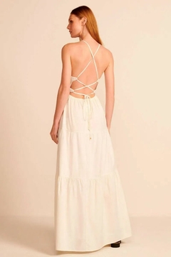 Vestido Leandra Off White - Zene Boutique