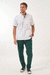 Chaqueta Mao Blanco Verde Ingles - Guernica