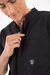 Chaqueta Mao Negro Entropia XL - detalles pequeños - comprar online