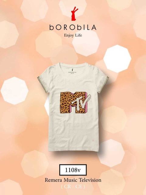 Remera Music Television Borobila