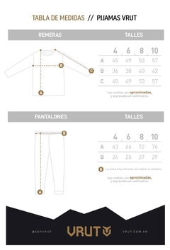 PIJAMA DE INVIERNO VARON MANGA LARGA - comprar online