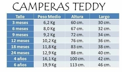 Campera Teddy Sherpa Gris - comprar online