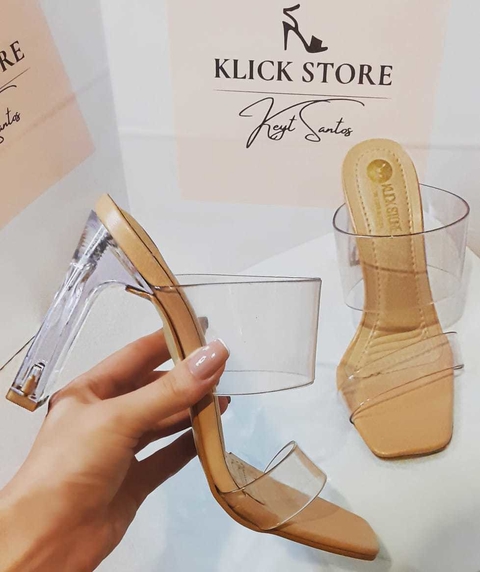 Tamanco Helena Cristal