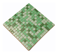 Venecitas Biseladas Mix Verdes 2x2 Para Pileta O Baño !!