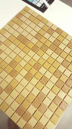 Imagen de Venecitas Biseladas Mix Marrones 2x2 Para Pileta O Baño