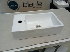 Imagen de Bacha De Apoyo De Porcelana Blanca 46.5 X 26 Cm Baño Blade