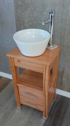 Vanitory 40 x 33 cm Con Tapa PAra Bacha De Apoyo (No Incluye Bacha) - tienda online