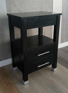 Vanitory 75 x 41 cm con Tapa Para Bacha De Apoyo Color Wengue con 2 Cajones (No Incluye Bacha) - tienda online