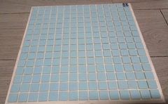 Venecitas Biseladas Celeste Claro 2x2cm Pileta Piscina Baño 1m2