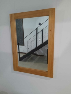 Espejo 50x70cm Color Miel Marco Madera