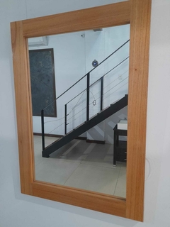 Espejo 50x70cm Color Miel Marco Madera - tienda online