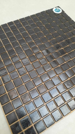 Venecitas Biseladas Negro 2x2cm Pileta Piscina Baño Cocina 1m2 - comprar online