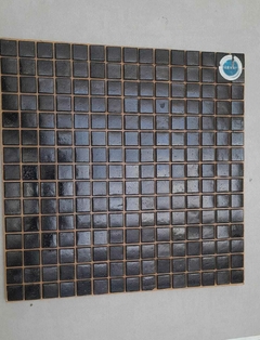 Venecitas Biseladas Negro 2x2cm Pileta Piscina Baño Cocina 1m2