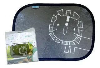 Parasol Auto Bebe Plegable Adherente León X2 Priori