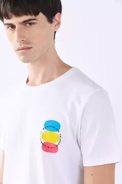 Remera Bensimon logo piedras