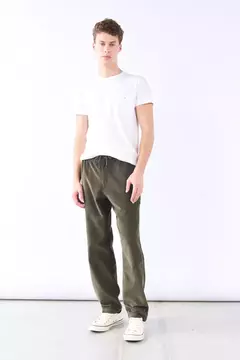 Pantalón chino corderoy elástico en internet