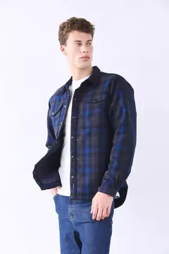 Camisaco Fran cuadrados - comprar online