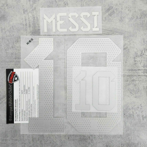 Nameset 10 Messi - Argentina 2022 Away