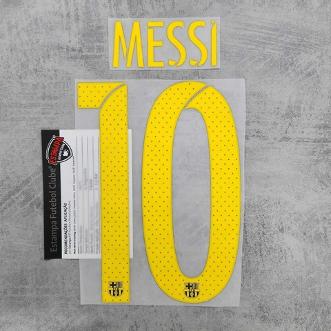 Nameset 10 Messi - Barcelona 2016 Home