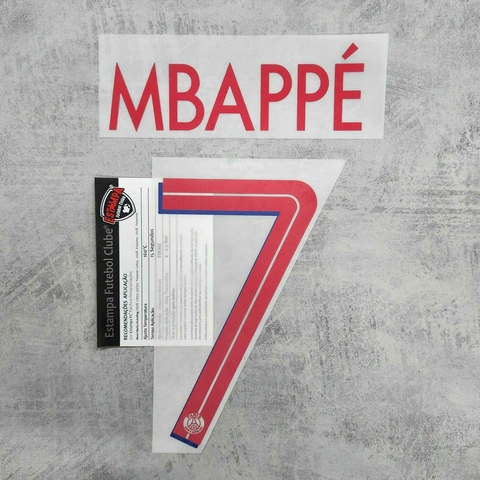 Nameset 7 Mbappé - PSG 2021 CL Away