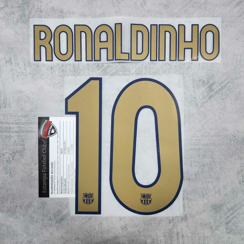 Nameset 10 Ronaldinho - Barcelona 2008