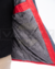 Campera Bicolor Forrada en Piel Rojo en internet