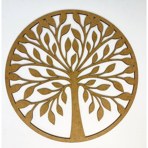 Mandala quadro Arvore da Vida galhos secos em MDF CRU 2,8 mm