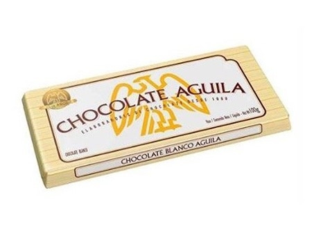 BARRA DE CHOCOLATE BLANCO X 100GR *SIN TACC* -AGUILA