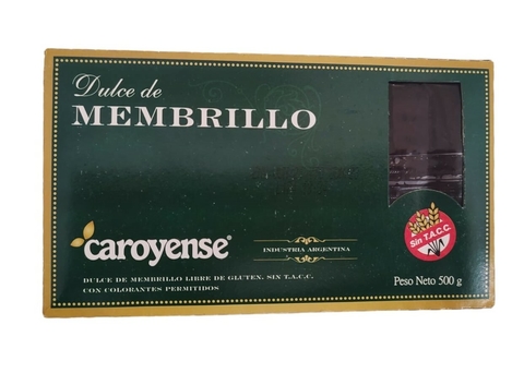 DULCE DE MEMBRILLO X 500 GR - SIN TACC - LA CAROYENSE