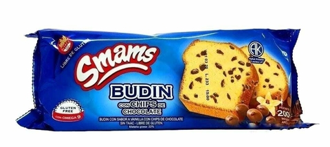 BUDIN CON CHIPS DE CHOCOLATE *SIN TACC* x 250gr - SMAMS