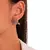 Brinco cristal ouro ametista - comprar online