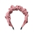 Tiara Frufru rosa seco