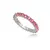 Anel aparador cristal pink