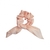 Scrunchie média cetim salmão