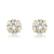 Brinco ponto de luz cristal G